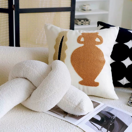 YOULI Beatrix Luxurious Creamy Velvet Pillow from YOULI