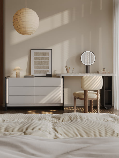 QUANMU Isadora Elegant Modern Multi-Function Dressing Table from QUANMU