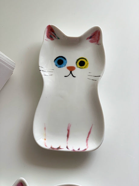 YASUKI Felicity Adorable Ceramic Cat Dish from YASUKI