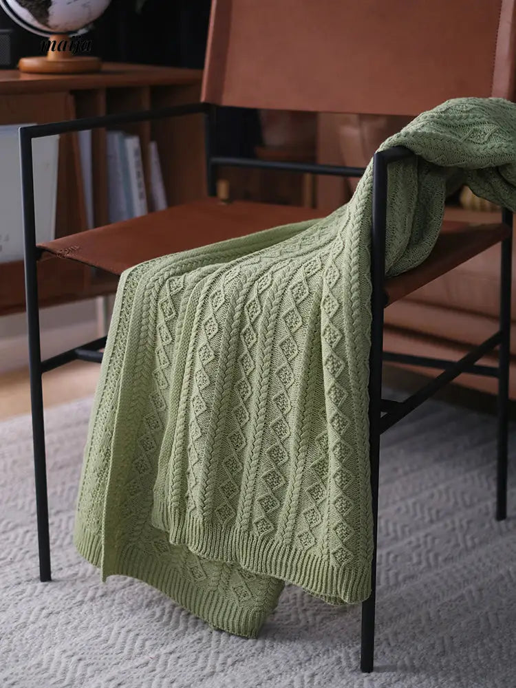 Rib Knit Throw & Cushion from maija