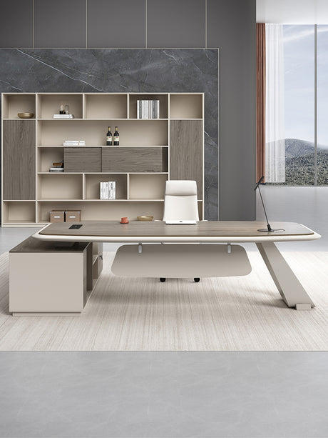 MUTINI Santiago Sleek Ergonomic Office Desk Combo from MUTINI