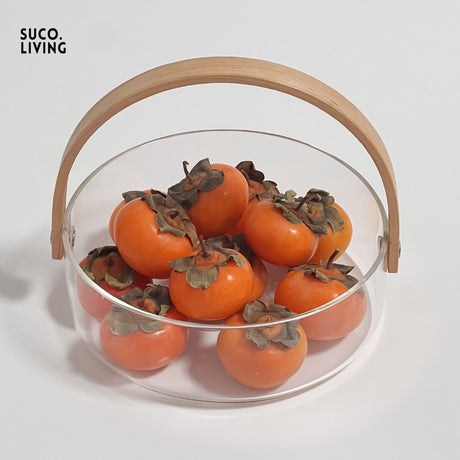 SUCO Islington Elegant Transparent Glass Basket Set from SUCO