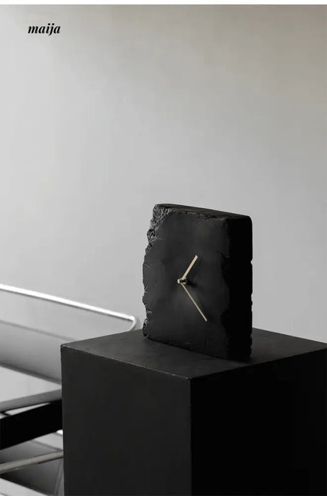 Square Marble Stone Clock from maija