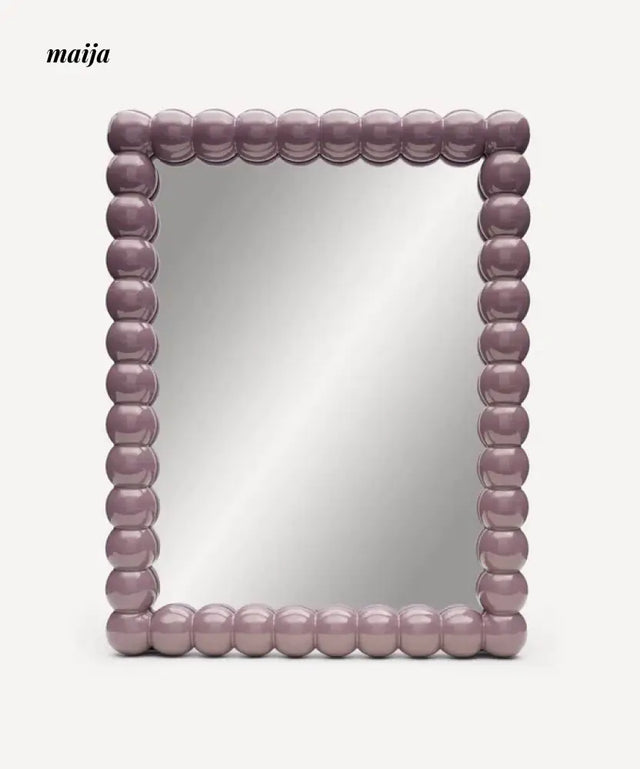 [Pre-Order] Jade Beaded Square Mirror from maija