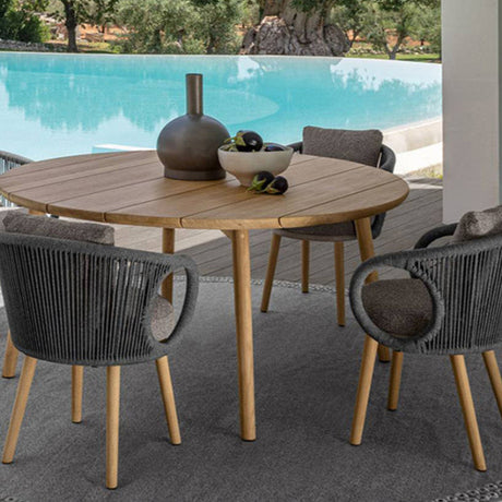 RATTAN SPACE Isolde Serenity Rain-Resistant Outdoor Dining Chair Set. from RATTAN SPACE