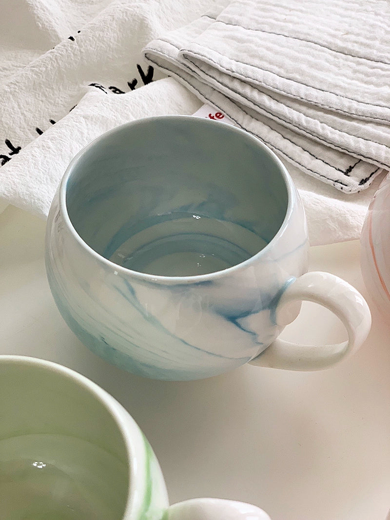 YASUKI Jasper Elegant Nordic Marble Ceramic Cup from YASUKI
