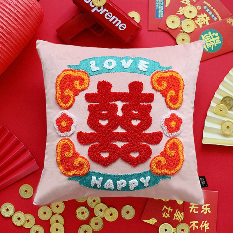 YOULI Seraphina Festive 3D Lion Pillow from YOULI