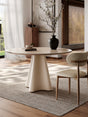 QUANMU Isadora Elegant Cream Dining Table from QUANMU