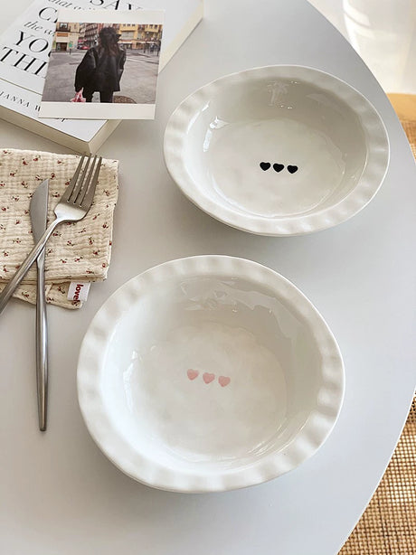 YASUKI Fiona Minimalist Ceramic Dish Bowl from YASUKI