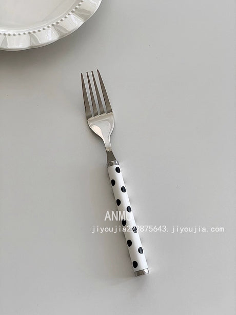 YASUKI Odette Elegant Wave-Patterned Dining Cutlery Set from YASUKI