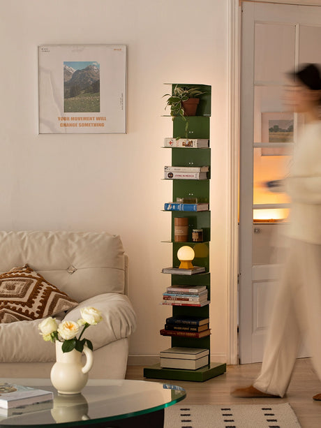 LAIMO Beatrix Stylish Artsy Corner Shelf - Living Room Furnishing from LAIMO
