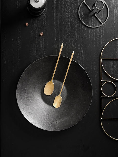MOMO'S TALK Elowen Elegant Brass Copper Tableware Storage System from MOMO'S TALK