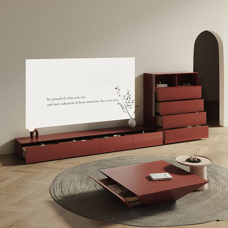 KOCU HOME Santiago Elegant Custom Solid Wood TV Cabinet from KOCU HOME