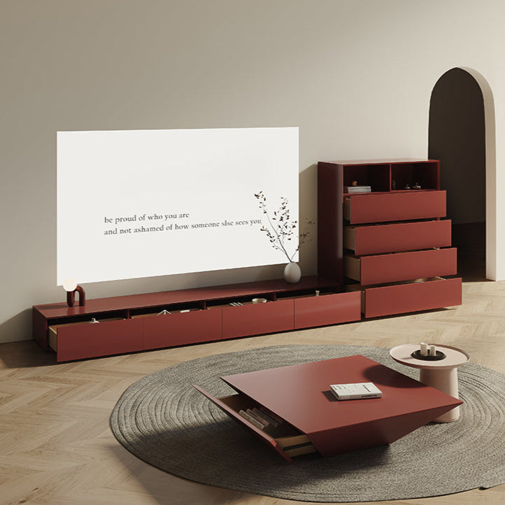 KOCU HOME Santiago Elegant Custom Solid Wood TV Cabinet from KOCU HOME