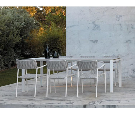 DIME GARDEN Santiago Stylish Rattan Backrest Dining Set from DIME GARDEN