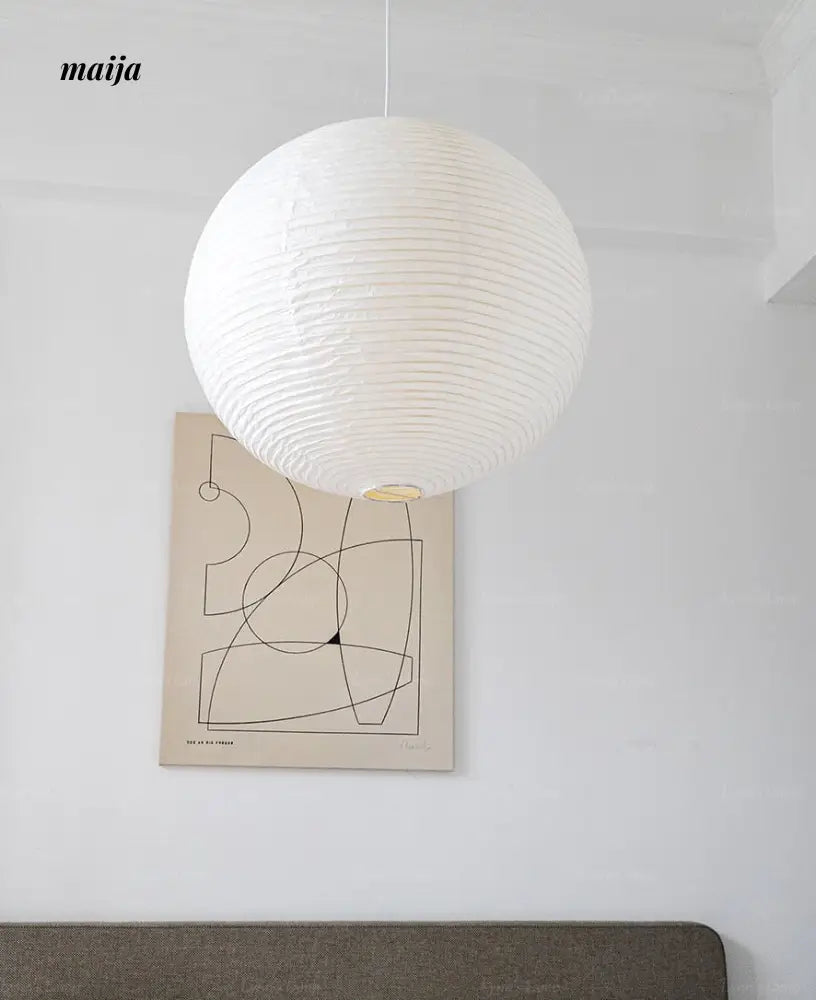 Wind Japanese Paper Lampshade from Lynn's Lamp
