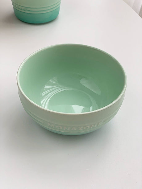 YASUKI Jasper Elegant Gradient Glaze Dessert Dish from YASUKI