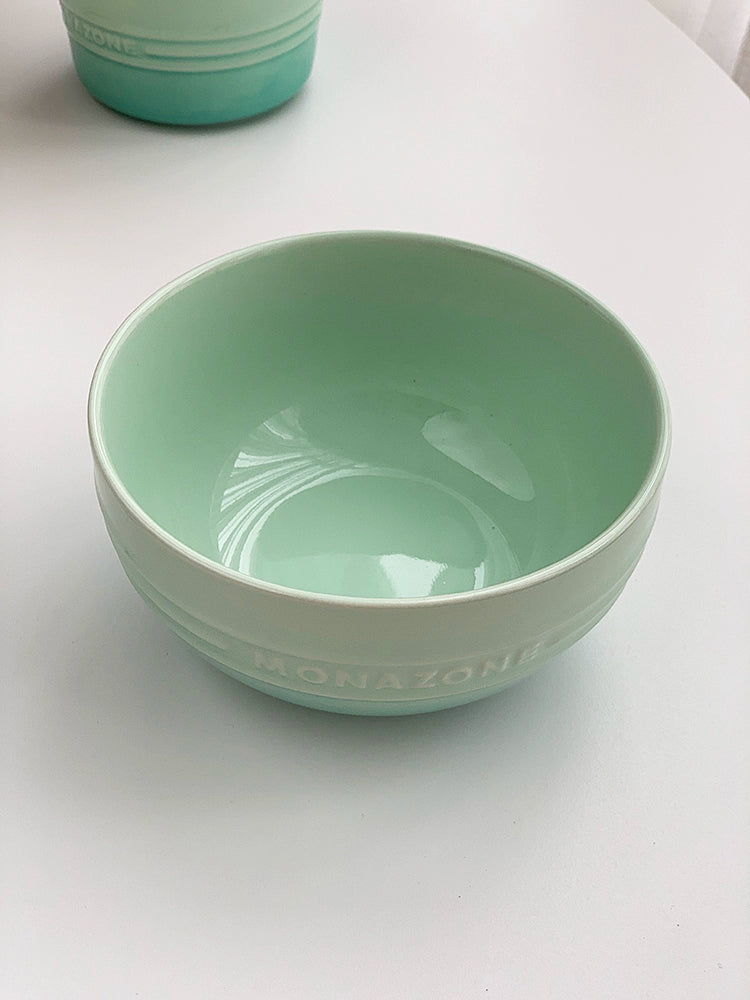 YASUKI Jasper Elegant Gradient Glaze Dessert Dish from YASUKI