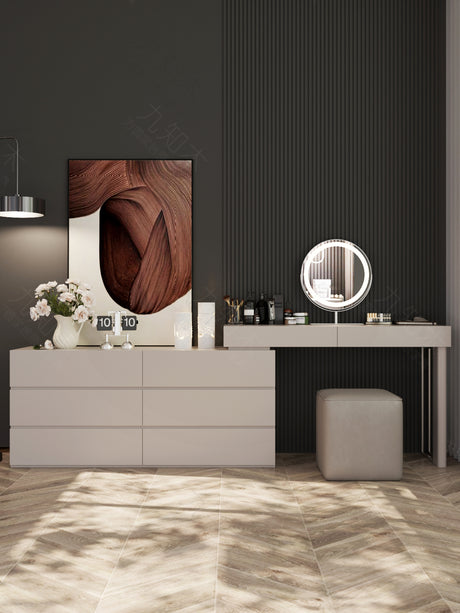 FANGYUAN Isamu Elegant Modern Drawer Dressing Table from FANGYUAN