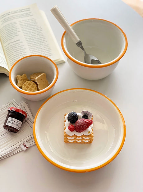 YASUKI Juniper Elegant Colorful Ceramic Bowl from YASUKI