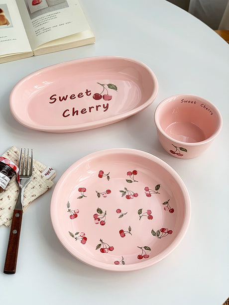 YASUKI Haruto Adorable Pink Bunny Ceramic Bowl from YASUKI