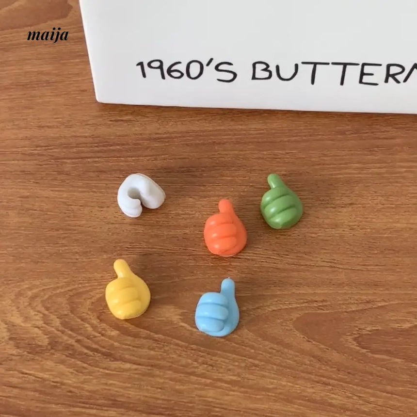Thumbs Up Colourful Wall Hooks from KROKORI