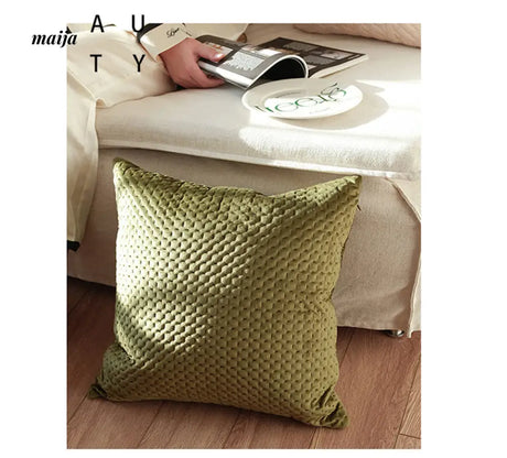 Quilted Pastel Cushions from MUYE