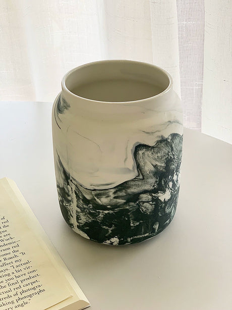 YASUKI Oliver Modern Marble Design Ceramic Date Bowl from YASUKI