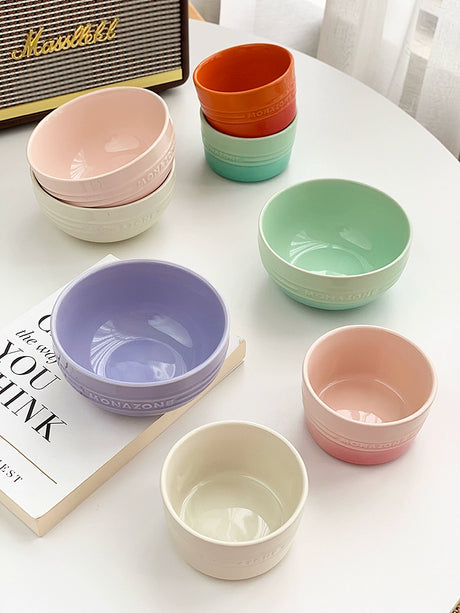 YASUKI Jasper Elegant Gradient Glaze Dessert Dish from YASUKI