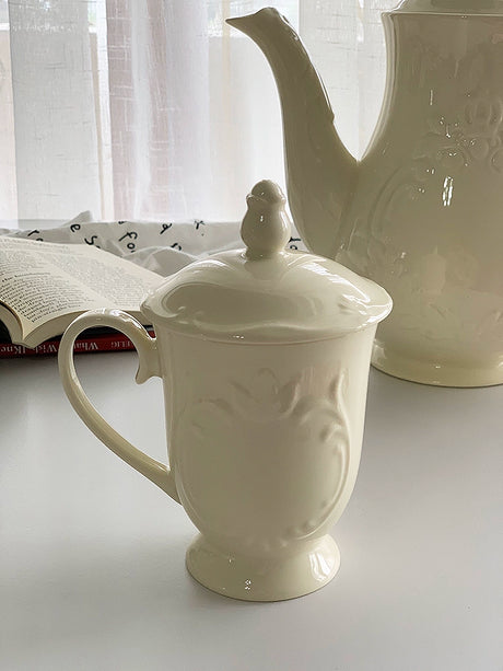 YASUKI Jasper Elegant Relief Design Teapot from YASUKI