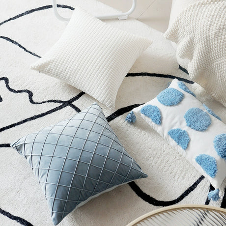 YOULI Astrid Cozy Plush Flowered Pillow Case from YOULI