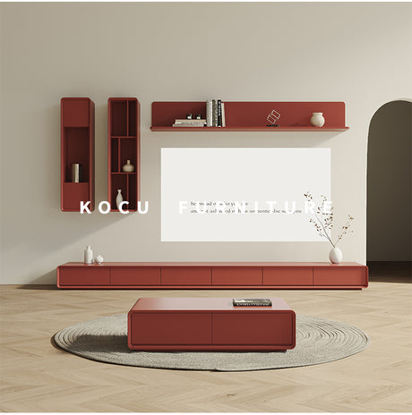 KOCU HOME Isolde Minimalist Customizable TV Cabinet Coffee Table Combination from KOCU HOME