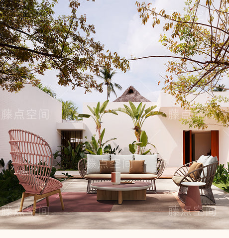 RATTAN SPACE Mistral Sleek Minimalist Coffee Table from RATTAN SPACE