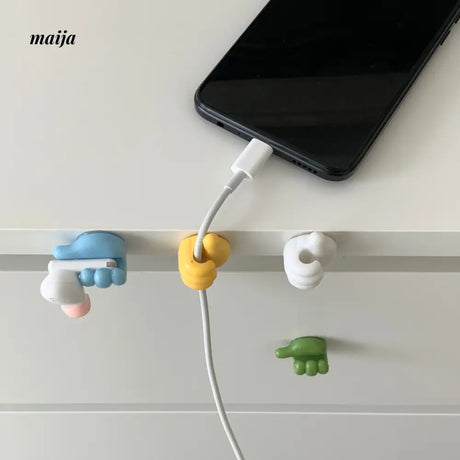 Thumbs Up Colourful Wall Hooks from KROKORI