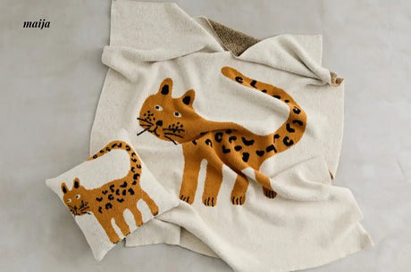 Bored Tiger Throw and Cushion from maija