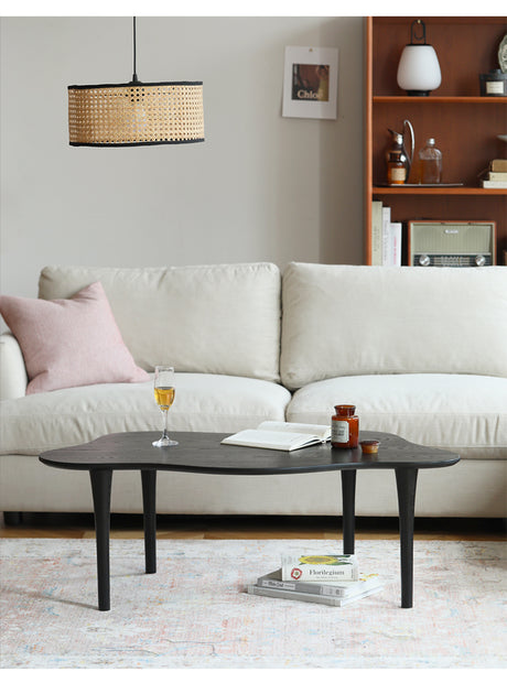 HANKE Santiago Sleek Minimalist Black Coffee Table from HANKE