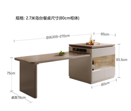 QUANMU Azura Versatile Modern Dining Table from QUANMU