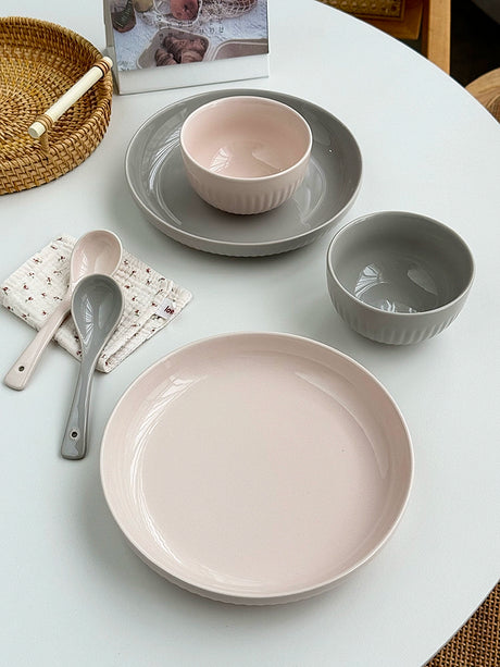 YASUKI Min-Jun Elegant Underglaze Ceramic Tableware Set from YASUKI