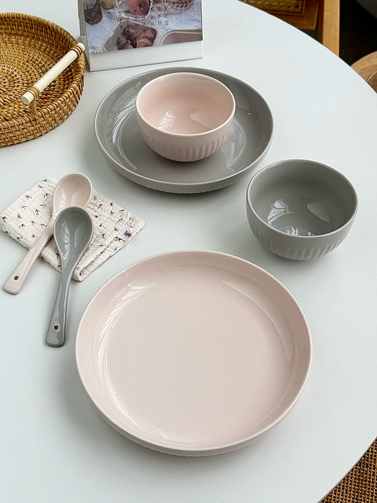 YASUKI Min-Jun Elegant Underglaze Ceramic Tableware Set from YASUKI