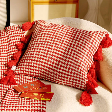 YOULI Santiago Mint Knitted Cozy Pillowcase from YOULI