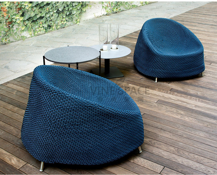 RATTAN SPACE Isolde Light Luxury Balcony Chair from RATTAN SPACE