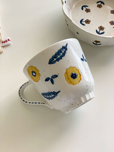 YASUKI Cedric Rustic Glaze Ceramic Bowl from YASUKI