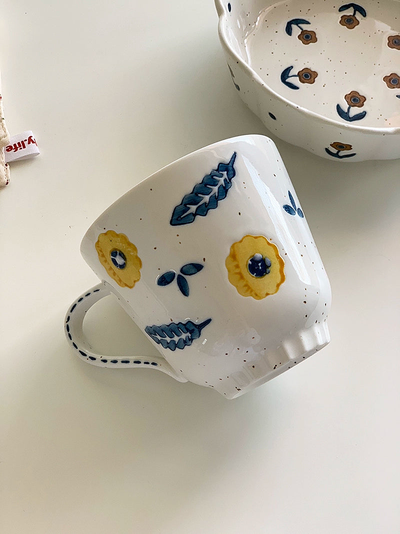 YASUKI Cedric Rustic Glaze Ceramic Bowl from YASUKI