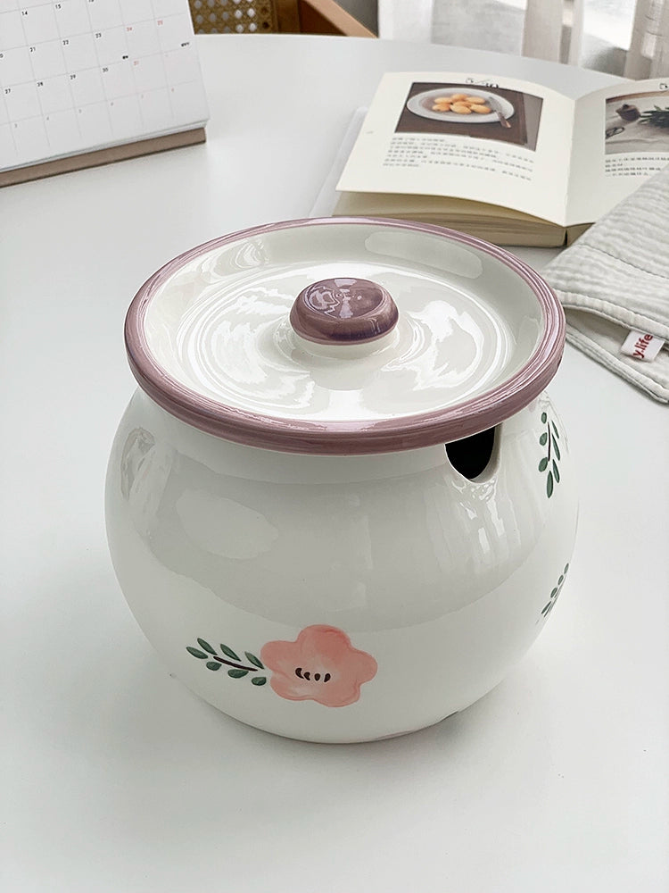 YASUKI Jasper Elegant Matte Ceramic Seasoning Tank from YASUKI