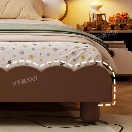 MORNING FOREST LUCAS Stylish Natural Wood Crib for Kids from MORNING FOREST