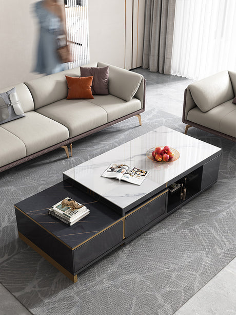 QUANMU Santiago Elegant Minimalist Coffee Table from QUANMU