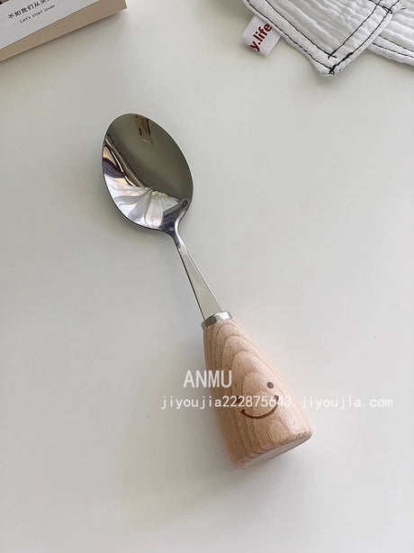YASUKI Seraphina Charming Natural Wood Cutlery Set from YASUKI