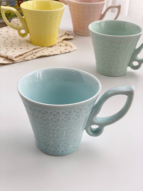 YASUKI Oliver Charming Ins Design Ceramic Coffee Cup from YASUKI