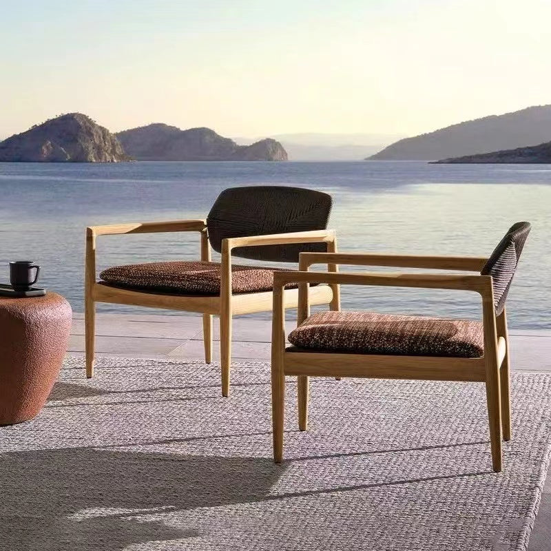 OMONO Marisol Elegant Outdoor Waterproof Rattan Chair from OMONO