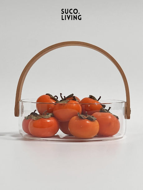 SUCO Islington Elegant Transparent Glass Basket Set from SUCO